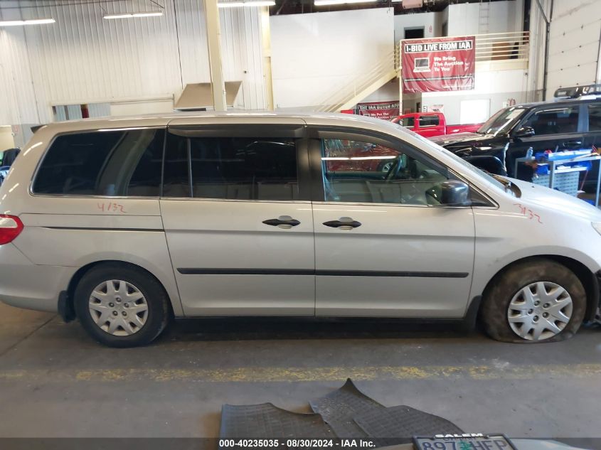 2006 Honda Odyssey Lx VIN: 5FNRL38226B043349 Lot: 40235035