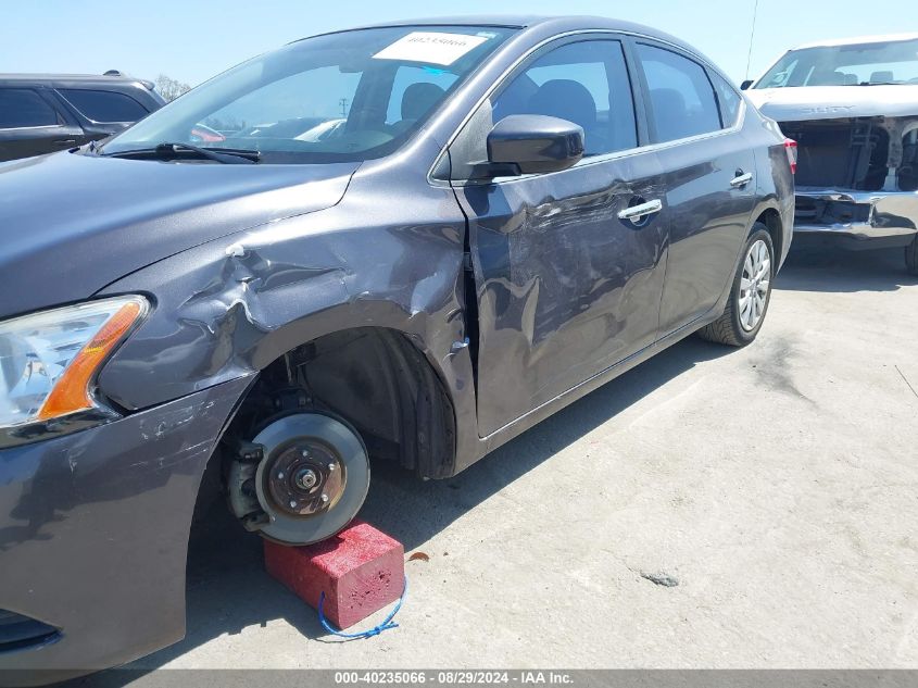 2015 Nissan Sentra Fe+ S/S/Sl/Sr/Sv VIN: 3N1AB7AP9FL630861 Lot: 40235066