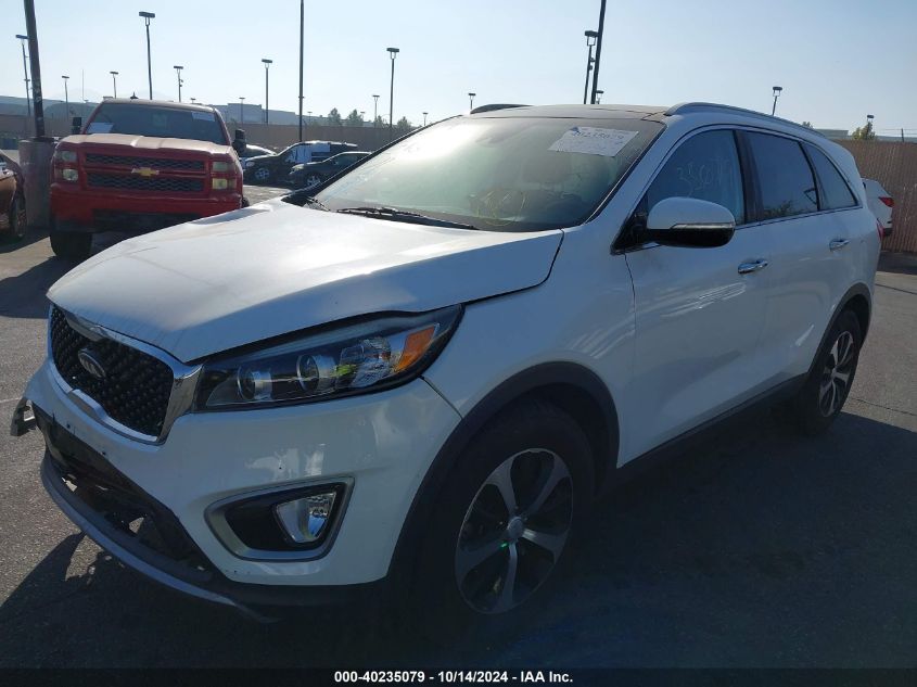 2017 KIA SORENTO EX - 5XYPH4A55HG257301