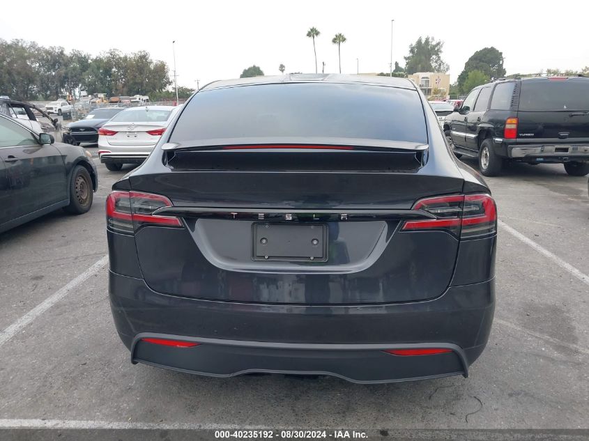 2024 Tesla Model X Long Range VIN: 7SAXCAE58RF439092 Lot: 40235192