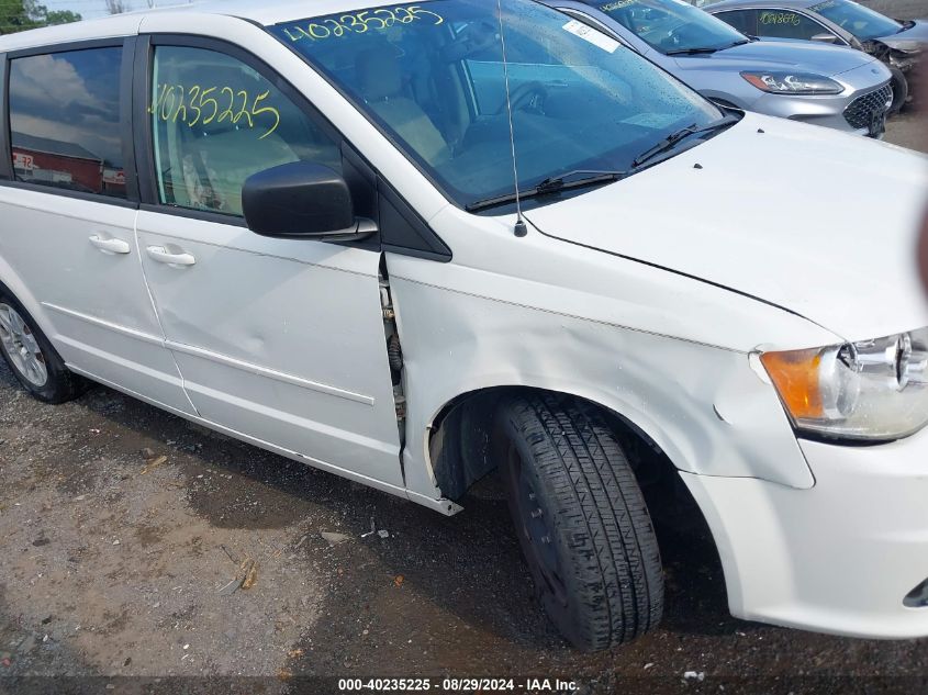 2012 Dodge Grand Caravan Se/Avp VIN: 2C4RDGBG0CR292144 Lot: 40235225