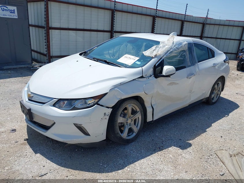Vin: 1g1rc6s58ju153108, lot: 40723431, chevrolet volt lt 20182