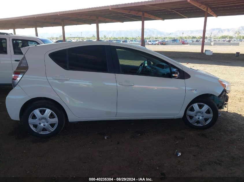 2013 Toyota Prius C One VIN: JTDKDTB38D1540220 Lot: 40235304