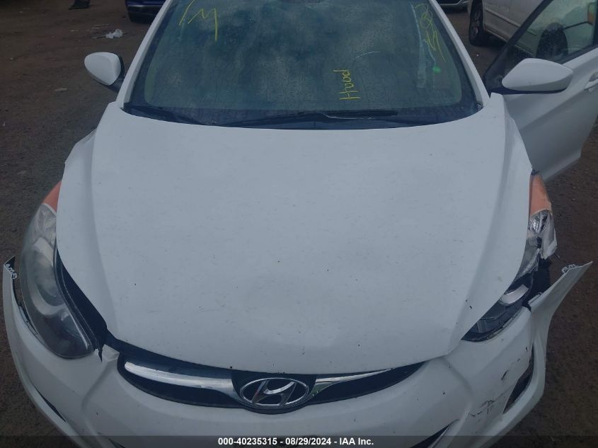 2013 Hyundai Elantra Gls VIN: 5NPDH4AE2DH332199 Lot: 40235315