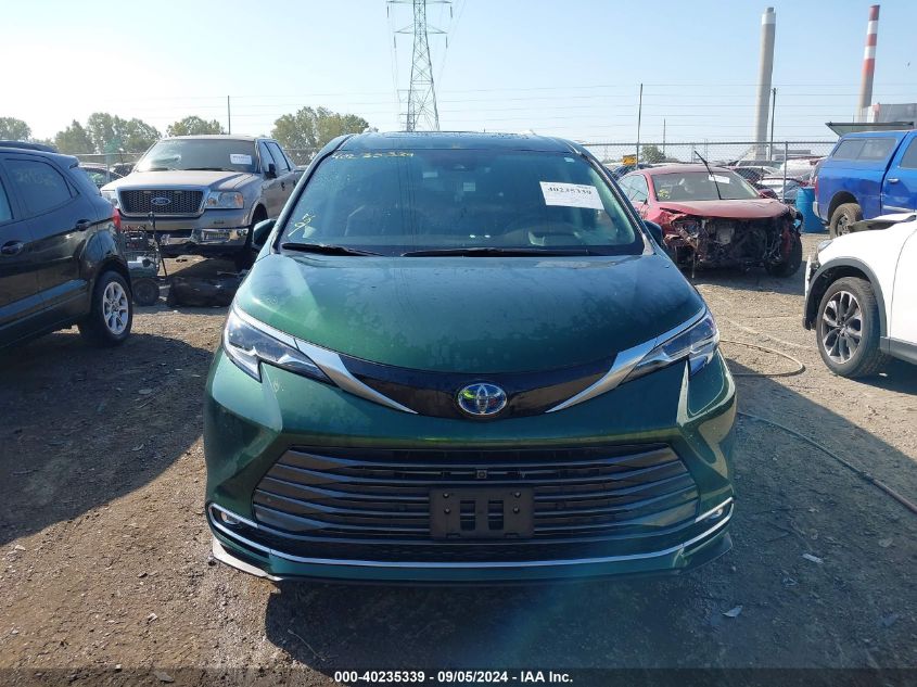 2022 Toyota Sienna Platinum VIN: 5TDESKFC7NS044708 Lot: 40235339