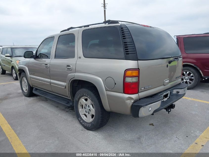 2002 Chevrolet Tahoe Lt VIN: 1GNEC13ZX2R241924 Lot: 40235415