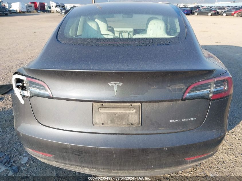 2020 Tesla Model 3 VIN: 5YJ3E1EB6LF651332 Lot: 40235455