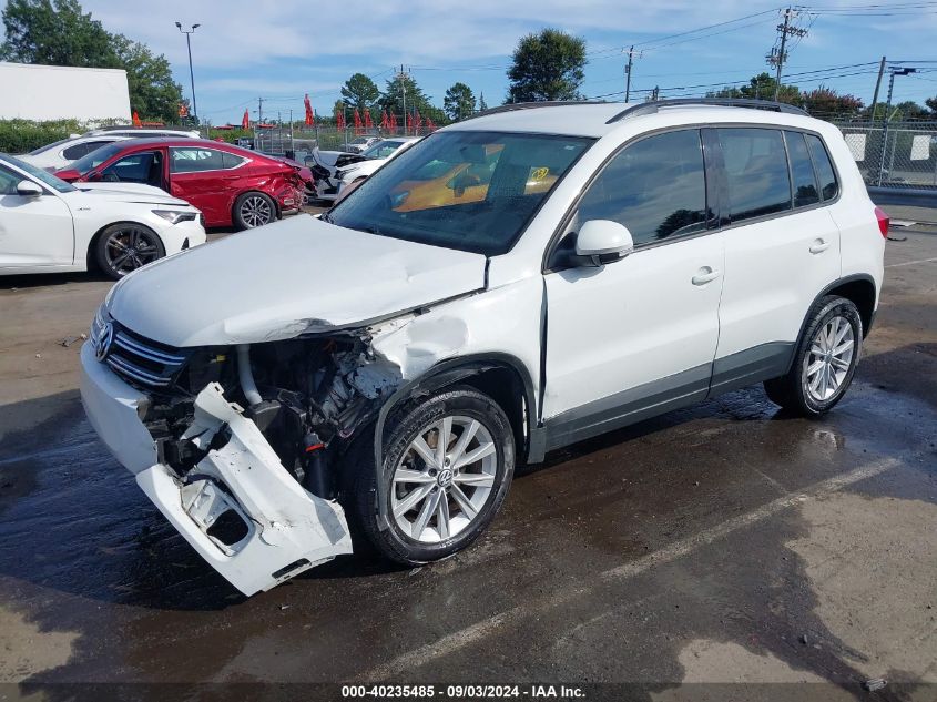 2017 VOLKSWAGEN TIGUAN 2.0T/2.0T S - WVGAV7AX5HK053041