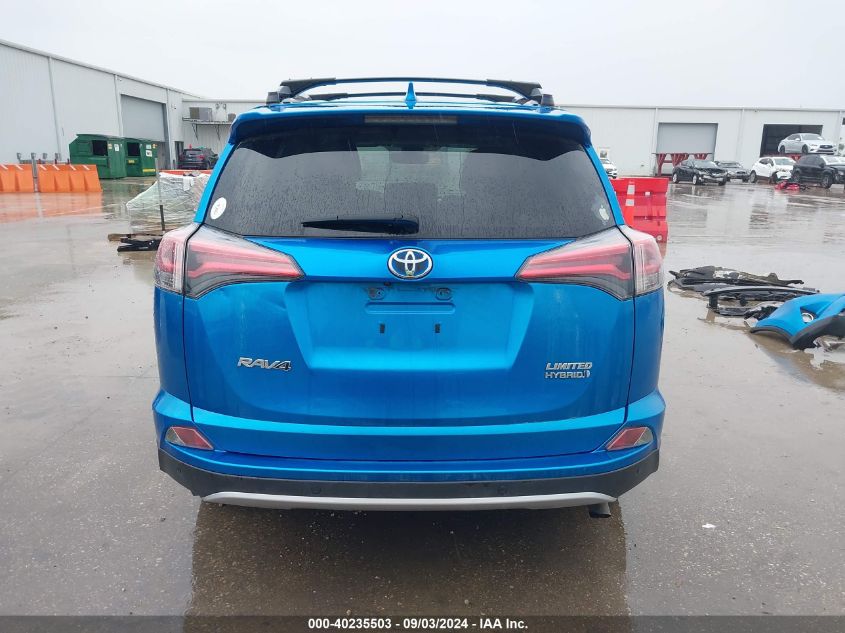 2017 Toyota Rav4 Hybrid Limited VIN: JTMDJREVXHD150533 Lot: 40235503