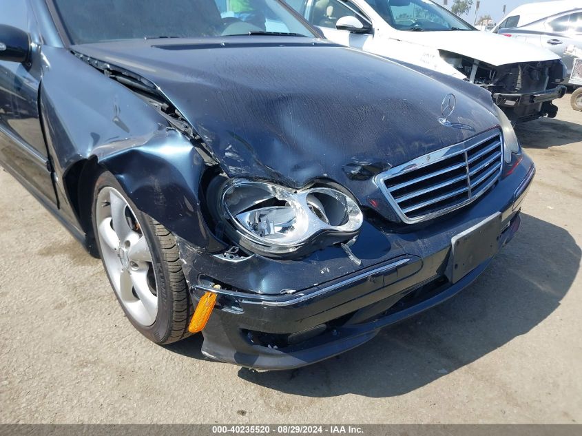 2005 Mercedes-Benz C 230 Kompressor Sport VIN: WDBRF40J55A707102 Lot: 40235520