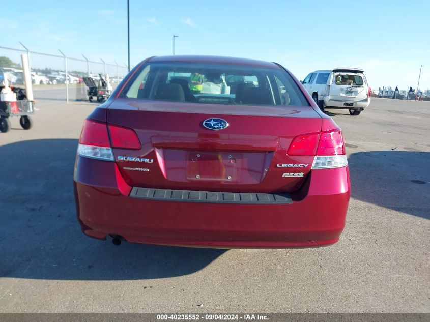 2012 Subaru Legacy 2.5I VIN: 4S3BMBA65C3005614 Lot: 40235552