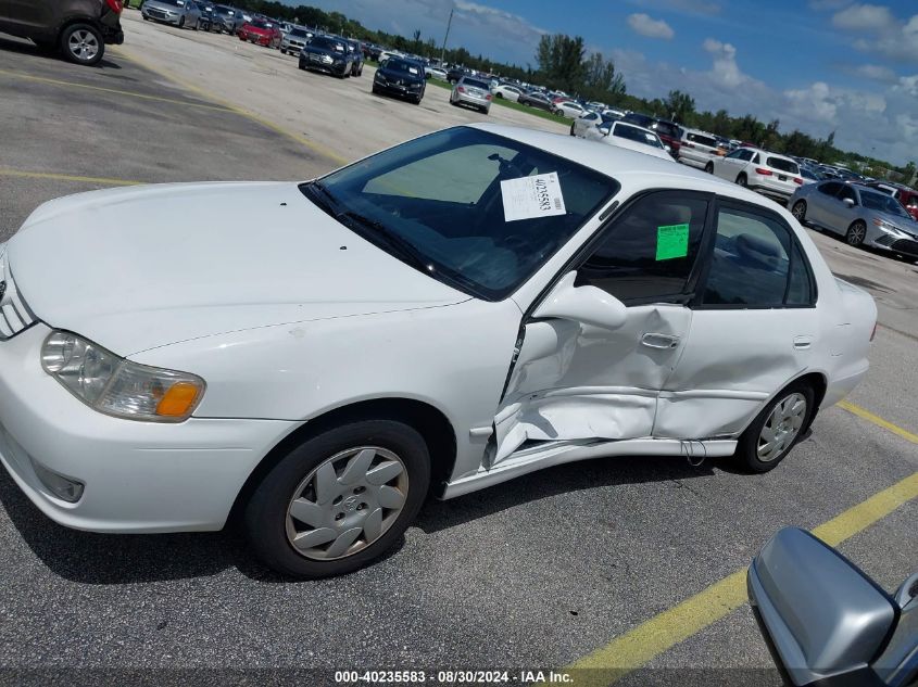 2001 Toyota Corolla S VIN: 1NXBR12E01Z550575 Lot: 40235583