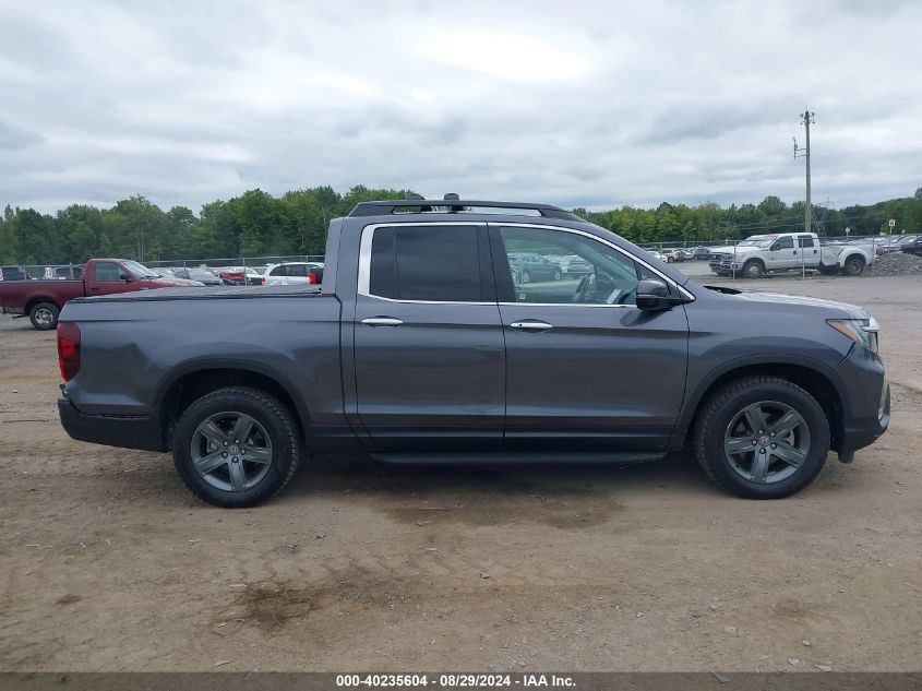 2022 Honda Ridgeline Rtl-E VIN: 5FPYK3F78NB036473 Lot: 40235604