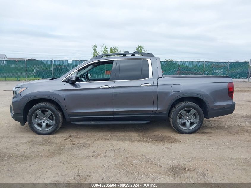 2022 Honda Ridgeline Rtl-E VIN: 5FPYK3F78NB036473 Lot: 40235604