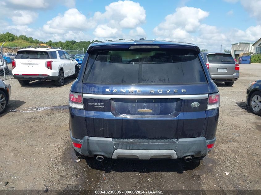 2014 Land Rover Range Rover Sport 3.0L V6 Supercharged Hse VIN: SALWR2WF4EA363810 Lot: 40235605