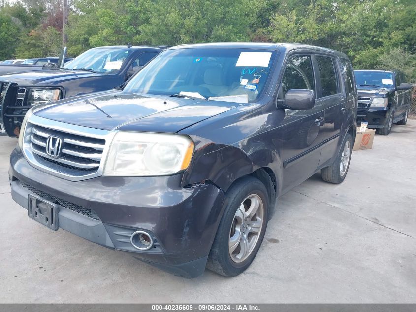 2013 HONDA PILOT EX - 5FNYF3H43DB036346