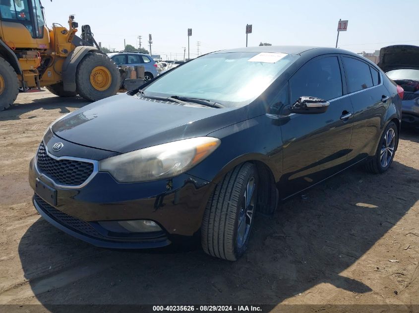 VIN KNAFX4A89E5109372 2014 KIA FORTE no.2