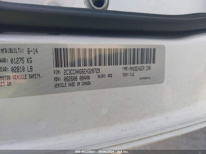 2C3CCAAG6EH328729 2014 Chrysler 300