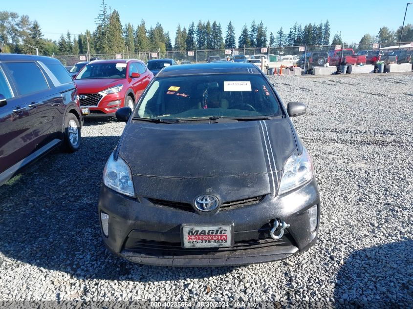 2013 Toyota Prius Three VIN: JTDKN3DU5D5651593 Lot: 40235664