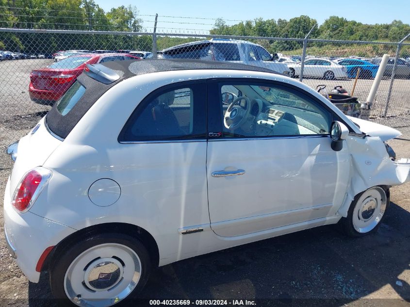 2015 Fiat 500C 1957 Edition VIN: 3C3CFFER0FT704298 Lot: 40235669