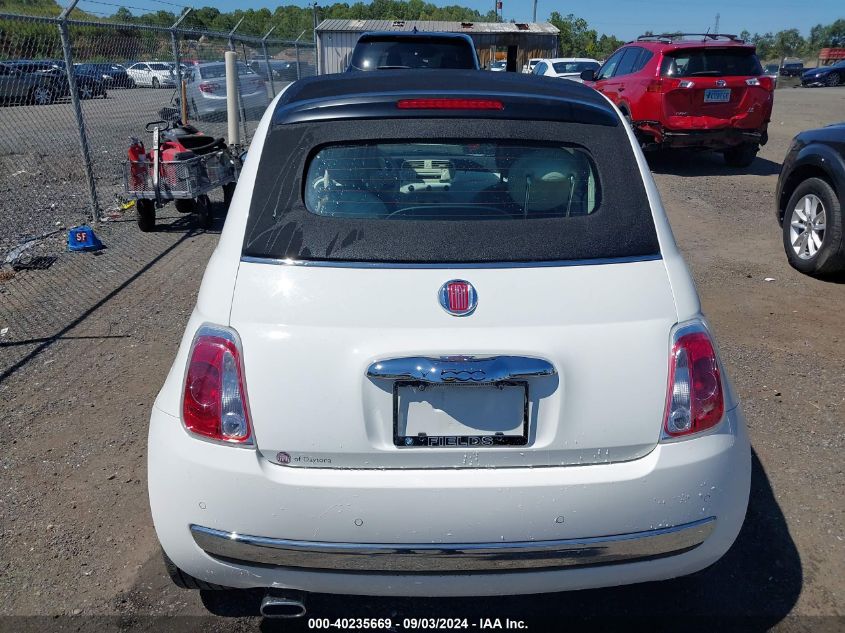 2015 Fiat 500C 1957 Edition VIN: 3C3CFFER0FT704298 Lot: 40235669