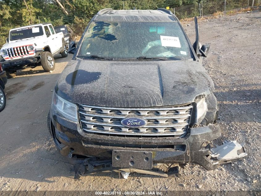 2017 Ford Explorer Xlt VIN: 1FM5K8D8XHGA06482 Lot: 40235710