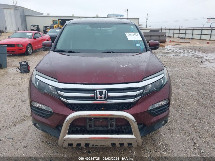 2018 Honda Pilot Ex-L VIN: 5FNYF6H54JB058894 Lot: 40235725