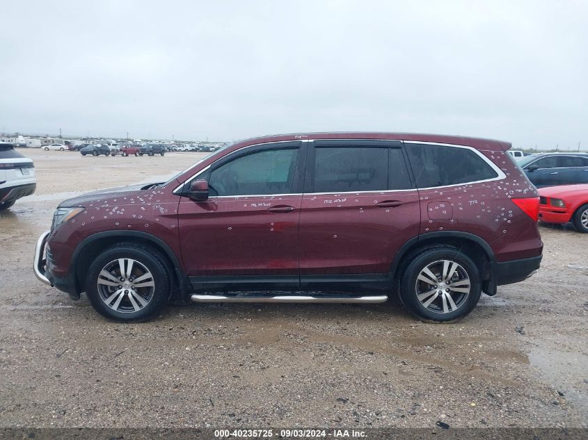 2018 Honda Pilot Ex-L VIN: 5FNYF6H54JB058894 Lot: 40235725