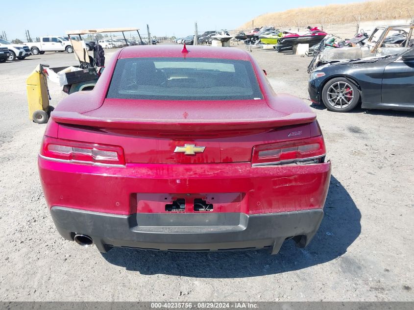 2014 Chevrolet Camaro 2Ss VIN: 2G1FK1EJ1E9239431 Lot: 40235756