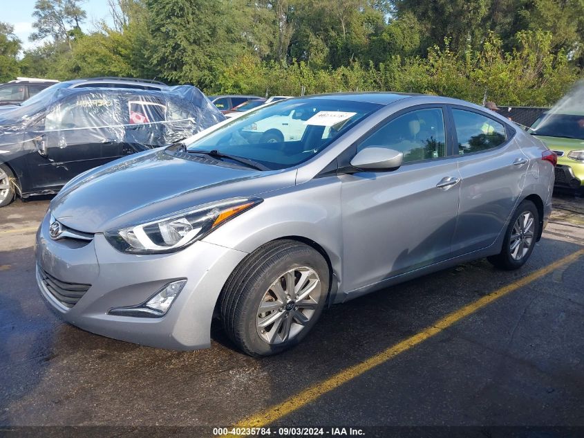 2016 Hyundai Elantra Se VIN: 5NPDH4AE7GH770575 Lot: 40235784