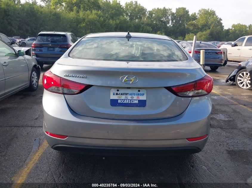 2016 Hyundai Elantra Se VIN: 5NPDH4AE7GH770575 Lot: 40235784