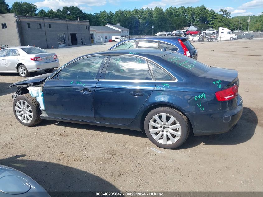 2011 Audi A4 2.0T Premium VIN: WAUEFAFL2BN051482 Lot: 40235847