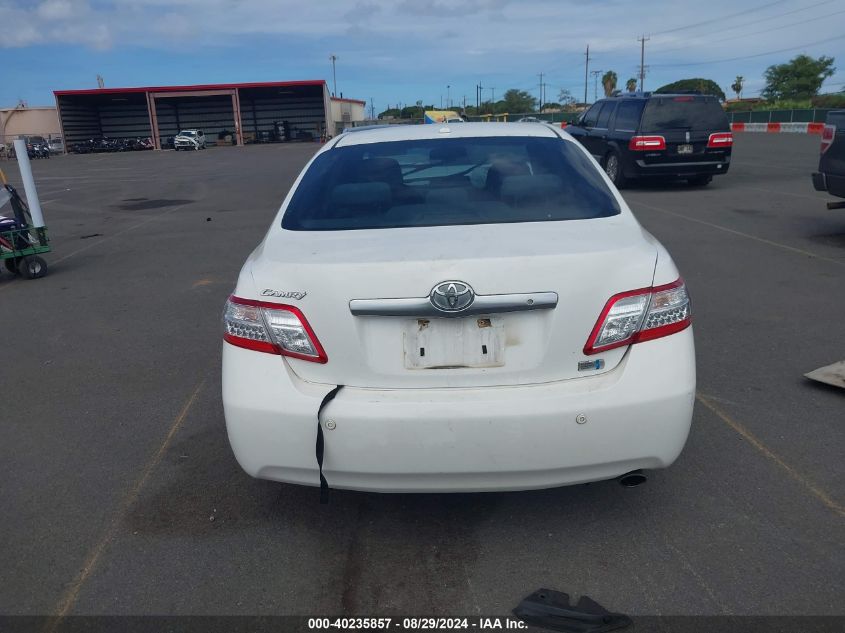 2010 Toyota Camry Hybrid VIN: JTNBB3EKXA3053542 Lot: 40235857