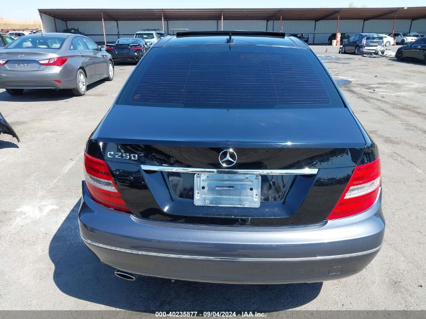 2013 Mercedes-Benz C 250 Luxury/Sport VIN: WDDGF4HB1DA860358 Lot: 40235877