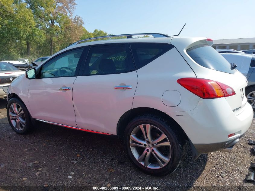 2010 Nissan Murano Le VIN: JN8AZ1MWXAW118963 Lot: 40235889