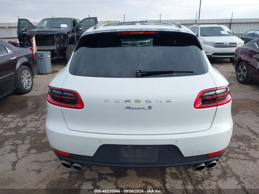 2016 Porsche Macan S VIN: WP1AB2A59GLB53052 Lot: 40235946