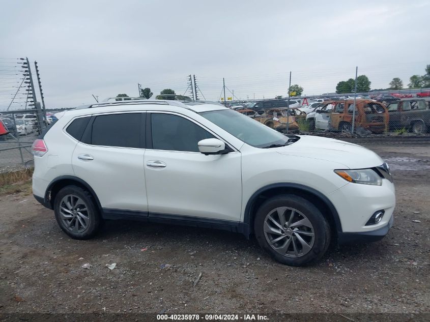 2015 Nissan Rogue Sl VIN: 5N1AT2MV3FC840466 Lot: 40235978