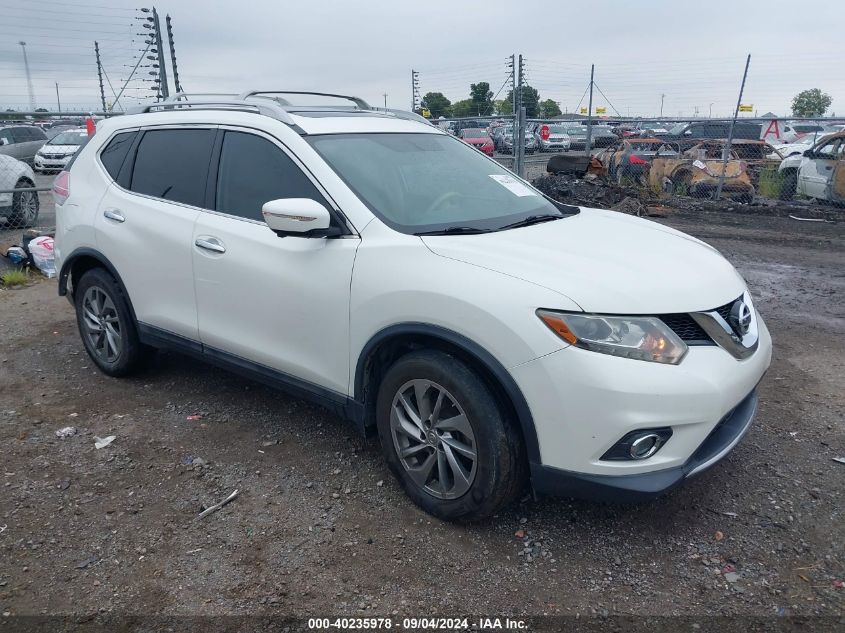 2015 Nissan Rogue Sl VIN: 5N1AT2MV3FC840466 Lot: 40235978