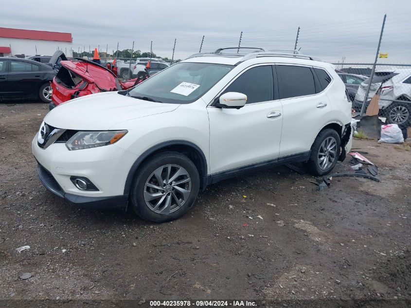 2015 Nissan Rogue Sl VIN: 5N1AT2MV3FC840466 Lot: 40235978