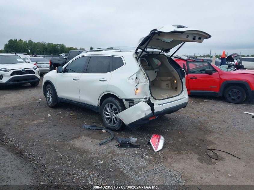 2015 Nissan Rogue Sl VIN: 5N1AT2MV3FC840466 Lot: 40235978