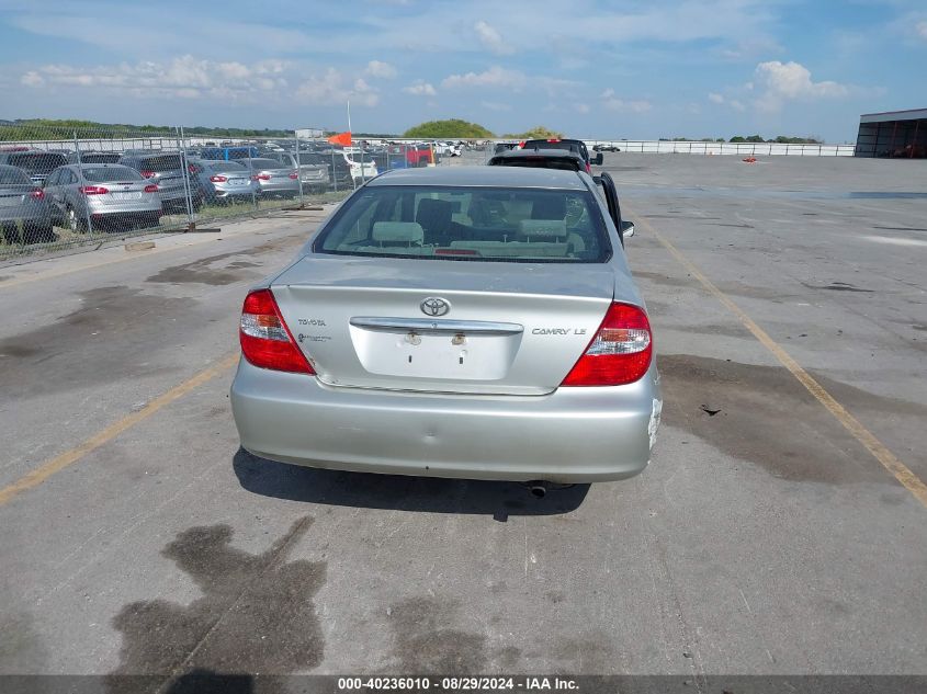 2004 Toyota Camry Le VIN: 4T1BE32K74U290516 Lot: 40236010