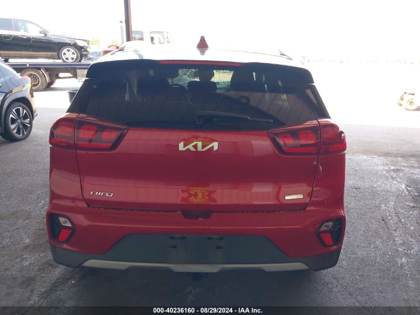 2022 Kia Niro Lxs VIN: KNDCB3LC1N5549795 Lot: 40236160