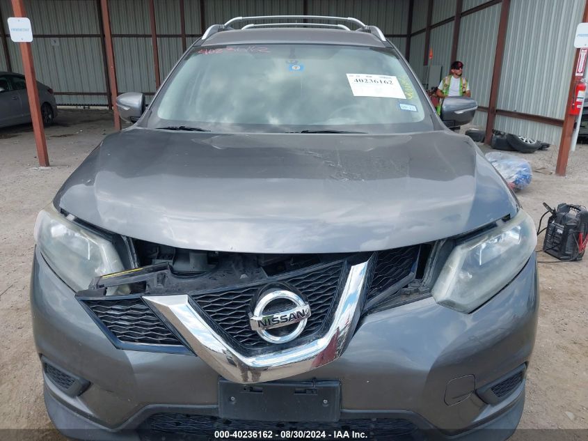 2015 Nissan Rogue Sv VIN: KNMAT2MTXFP501764 Lot: 40236162