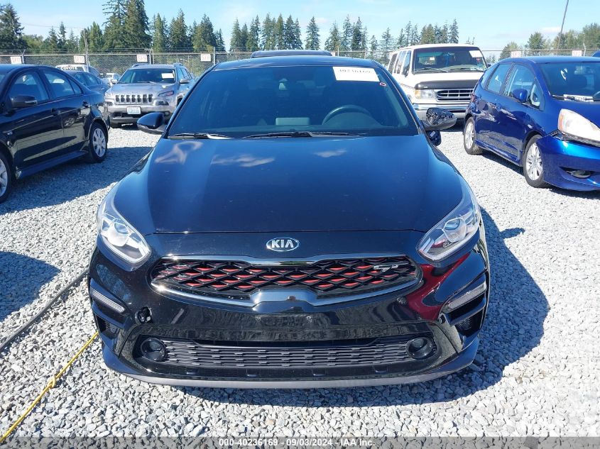 2021 Kia Forte Gt Manual VIN: 3KPF44ACXME271014 Lot: 40236169