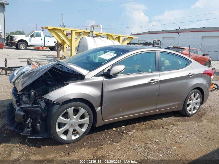 2013 Hyundai Elantra Limited VIN: 5NPDH4AE7DH169890 Lot: 40236183