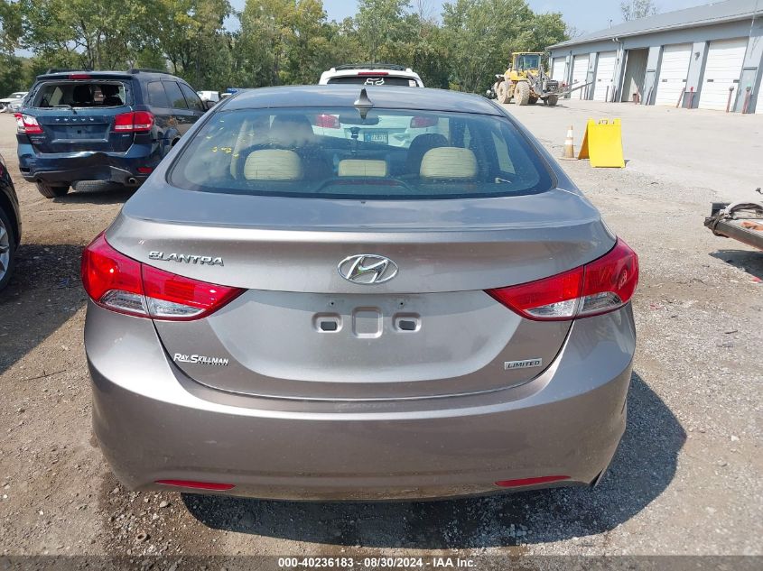 2013 Hyundai Elantra Limited VIN: 5NPDH4AE7DH169890 Lot: 40236183