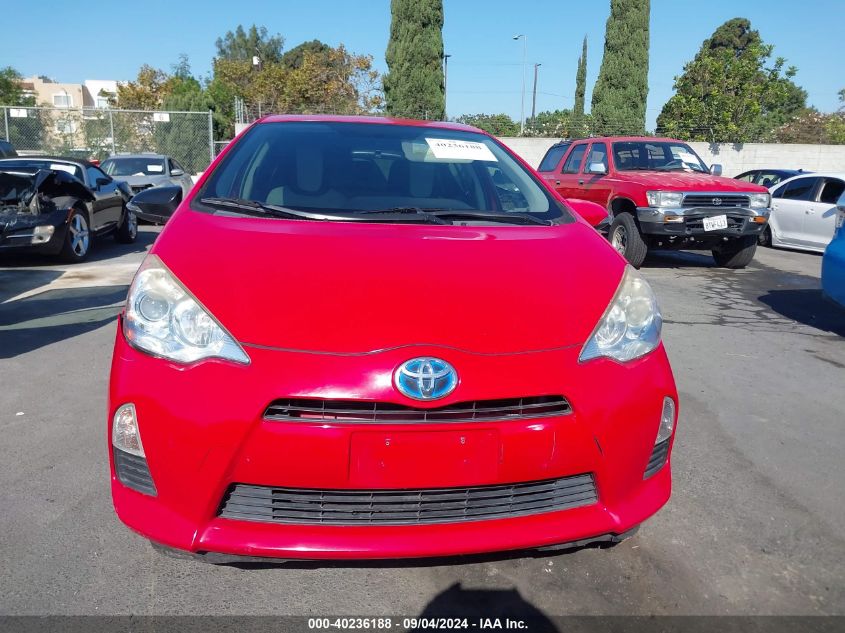 2014 Toyota Prius C One VIN: JTDKDTB36E1077513 Lot: 40236188