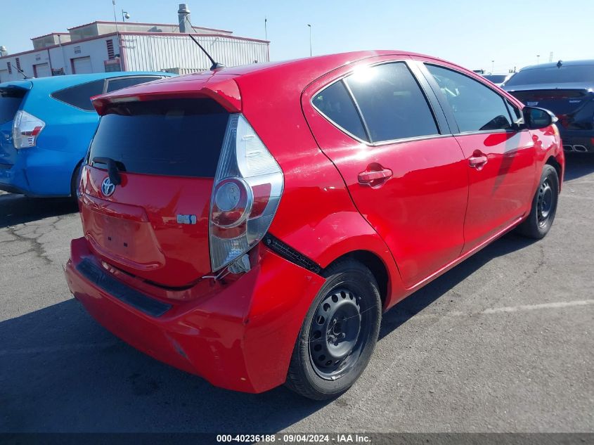 2014 Toyota Prius C One VIN: JTDKDTB36E1077513 Lot: 40236188