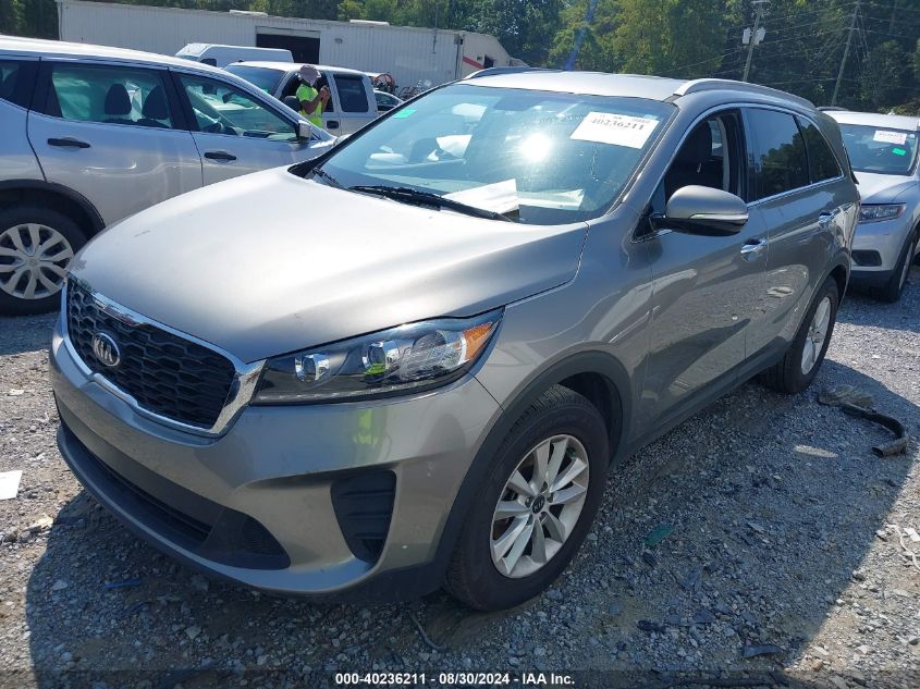 2019 Kia Sorento 3.3L Lx VIN: 5XYPG4A54KG526608 Lot: 40236211