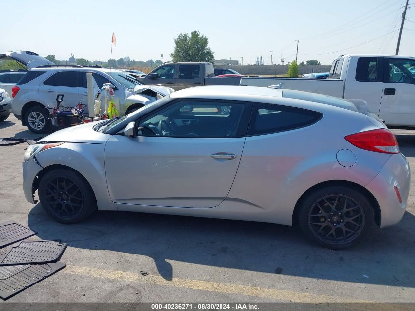 2016 Hyundai Veloster VIN: KMHTC6AD0GU271308 Lot: 40236271